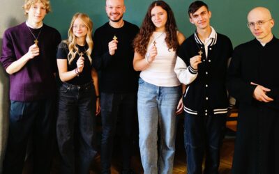 Wręczenie krzyży animatorskich